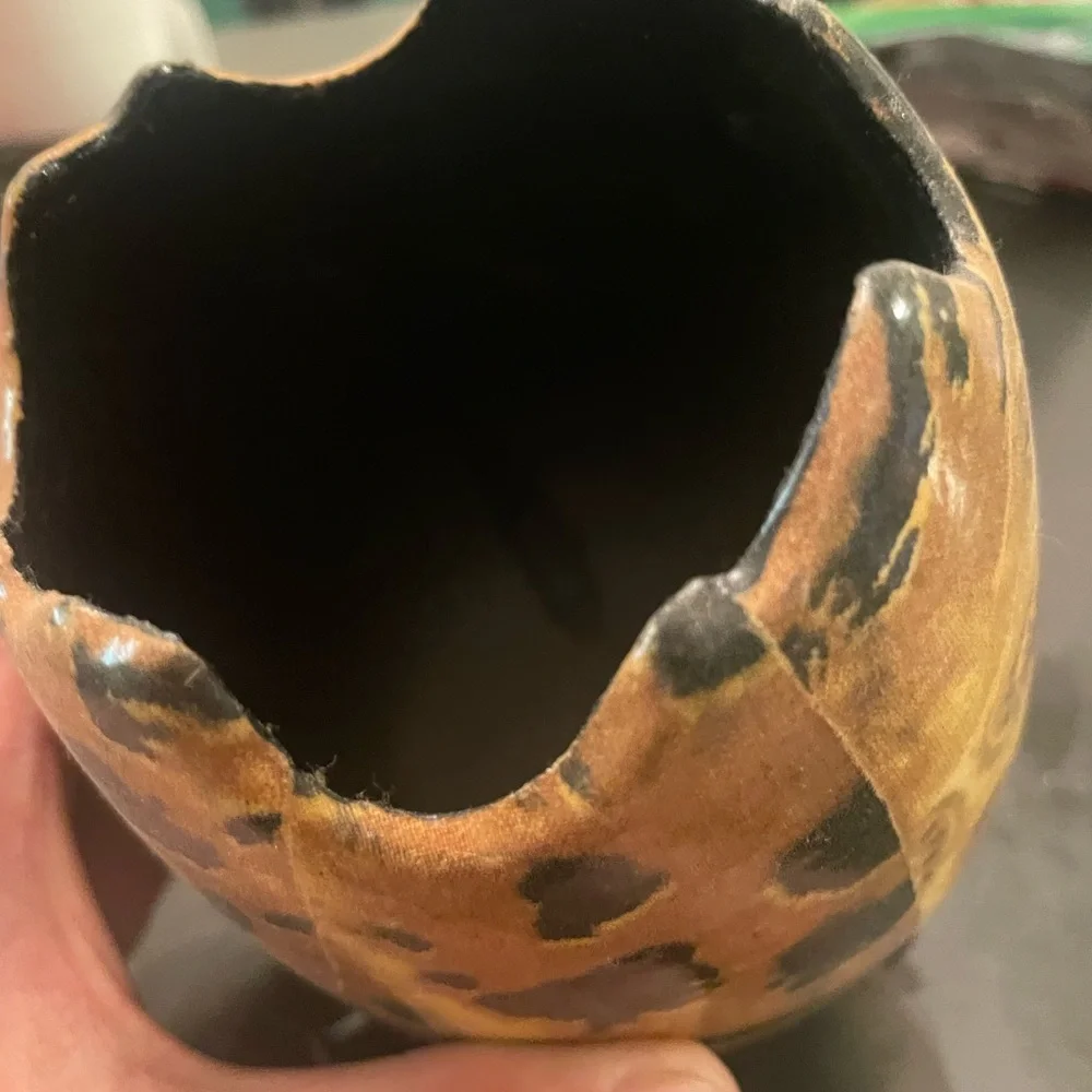 Reptile Habitat Decor - Brown and Black